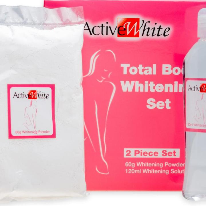 Active White Body Whitening Set, ​60g Powder + Solution