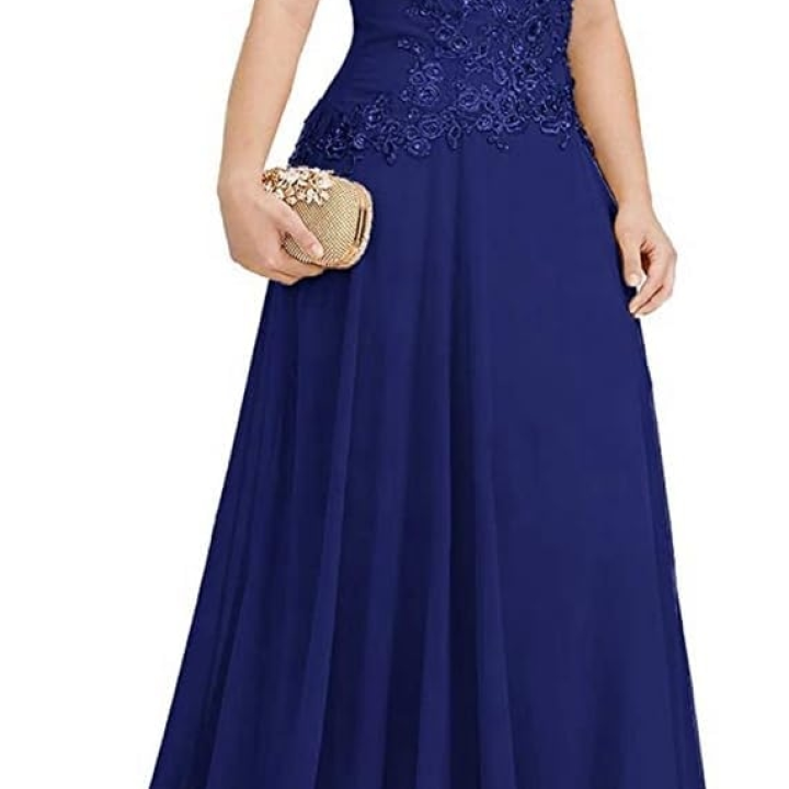 robe de soirée bleue
