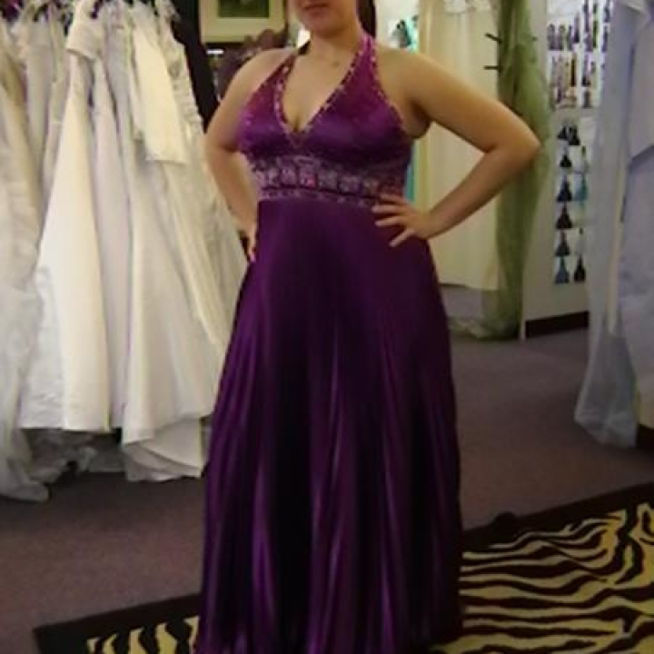 robe violette