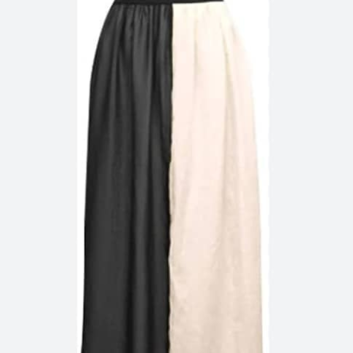 robe noire blanche