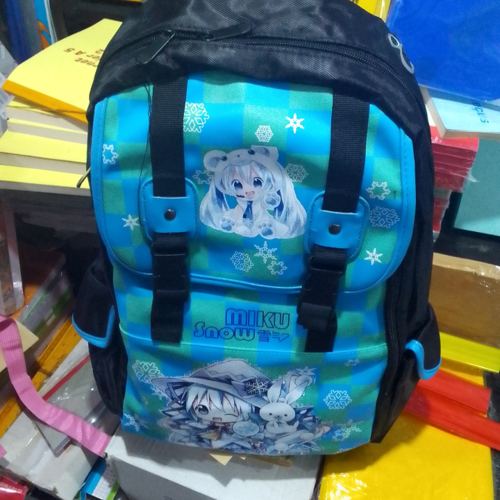 sac de classe bleu noire