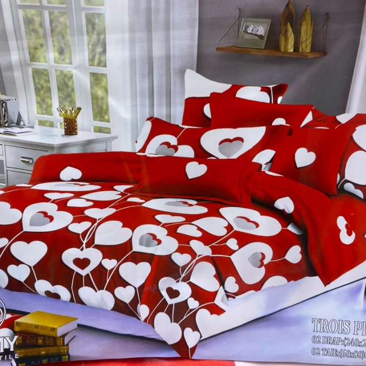 draps housse en cotton