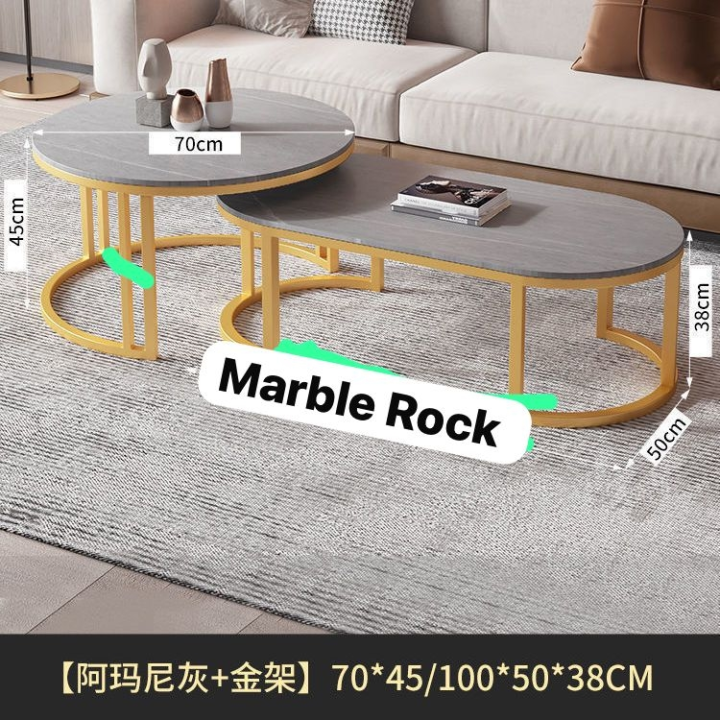 table double en marbre