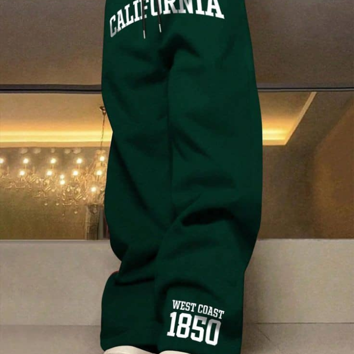 pantalon jogging verte