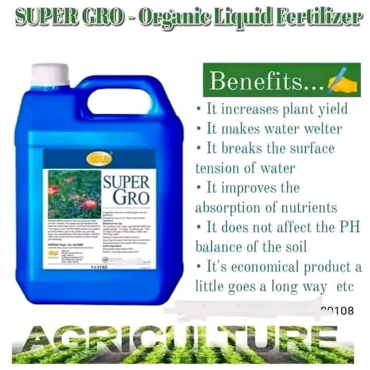 super gro - organic liquid fertilizer