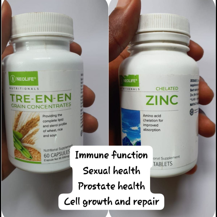 TRE-EN-EN and Chelated Zinc