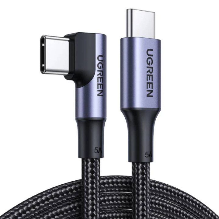 100W original UGREEN cable curved braided for MacBook and other c interface devices