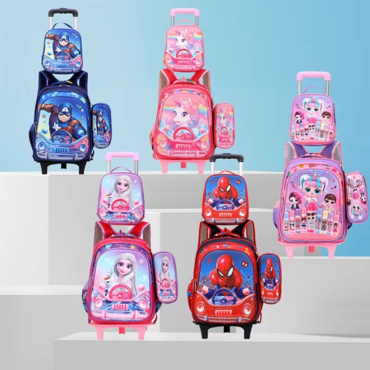 3 in 1 trolley school bags