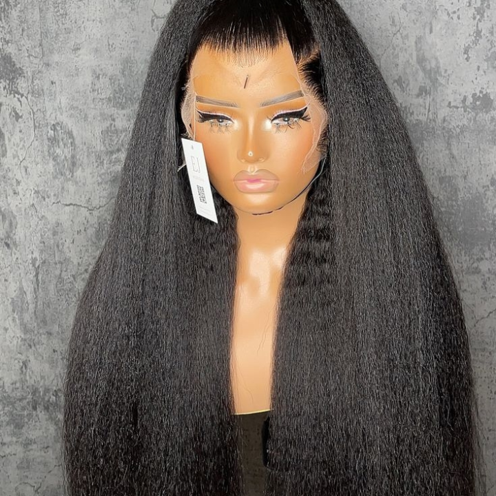 30" Yaki human hair wig