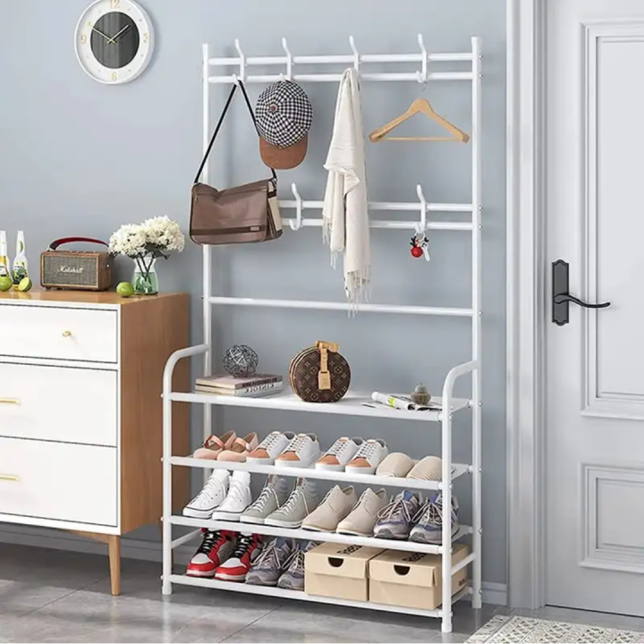 Multi functional shoes hat stand