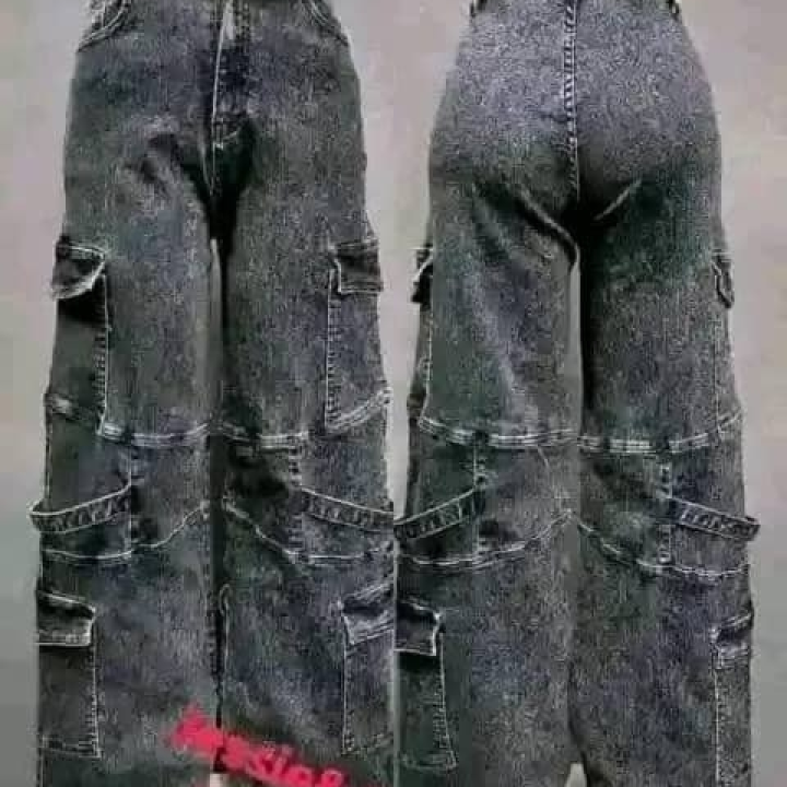 pantalon jean cargo