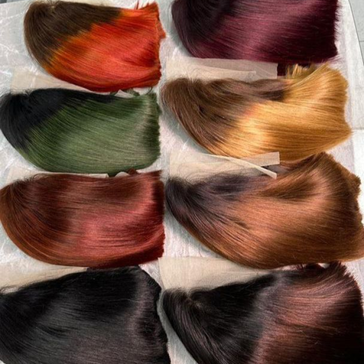Bone straight full lace 8”