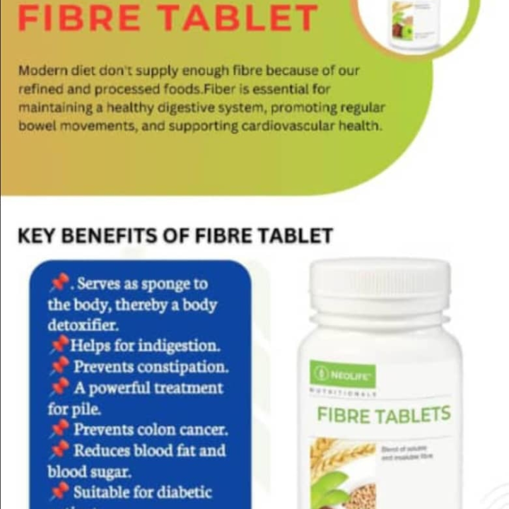 Fibre tablet