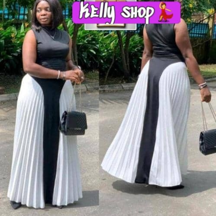 robe noire blanche