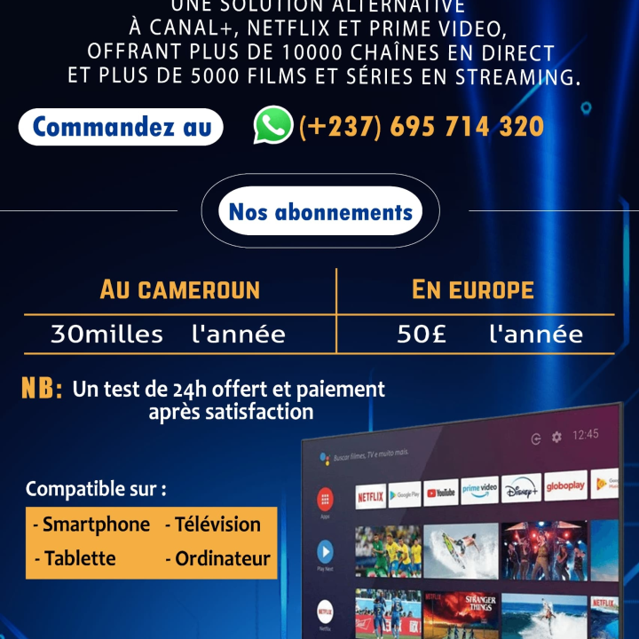Abonnements IPTV