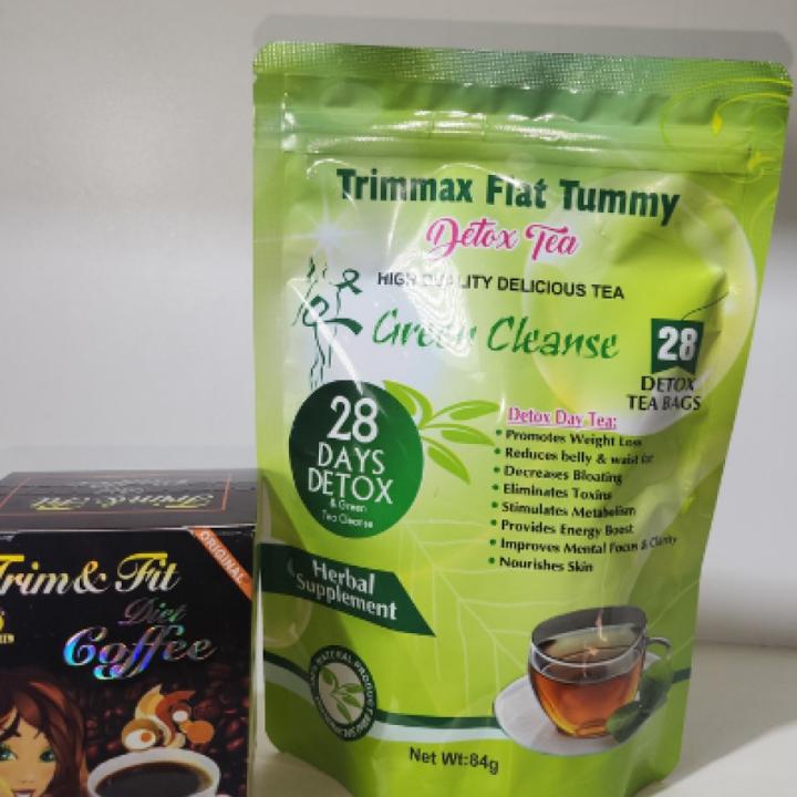 Trim & Fit Coffee And Trimmax Flat Tummy Tea Combo