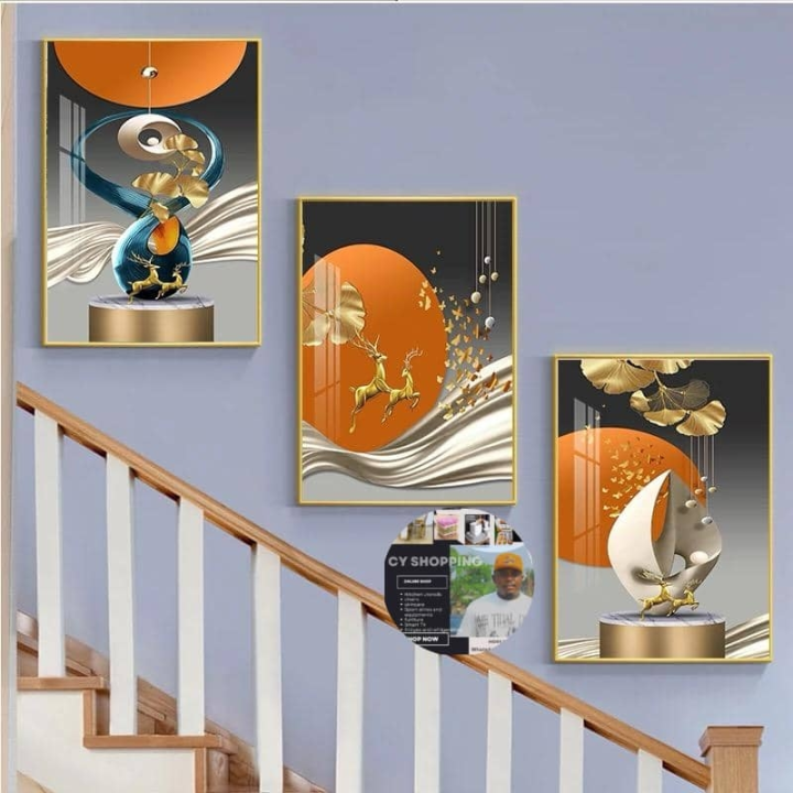 tableau décoratif trois en un