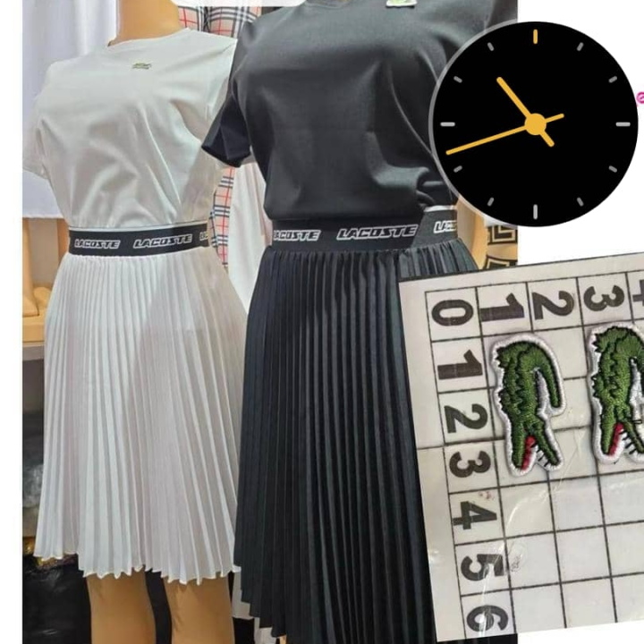 ensemble blanche et noire pour femme