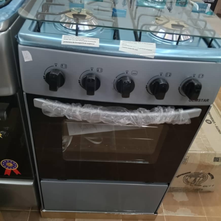 Cuisinière 50×50 Gemstar- 4 Foyers – 06 Mois de Garantie