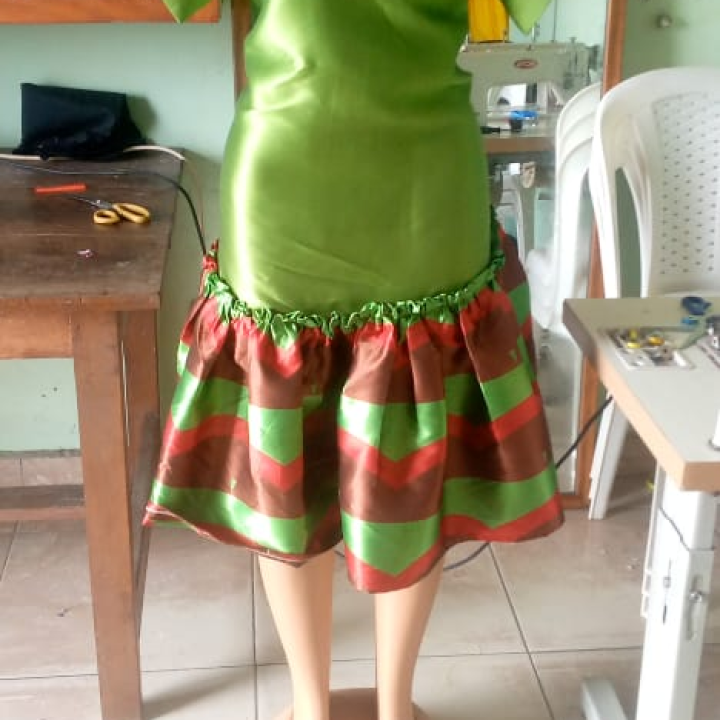 Female designer wears