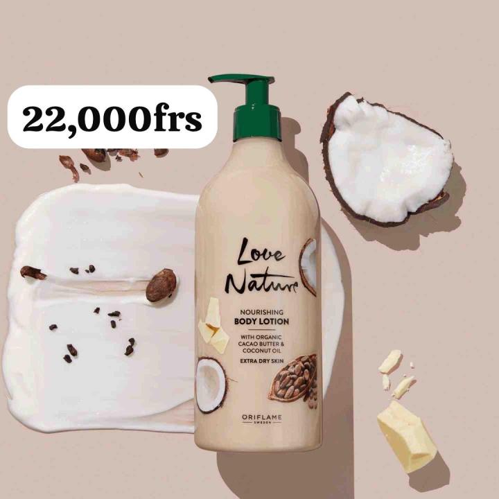 body lotion with cacao butter and coconut extract