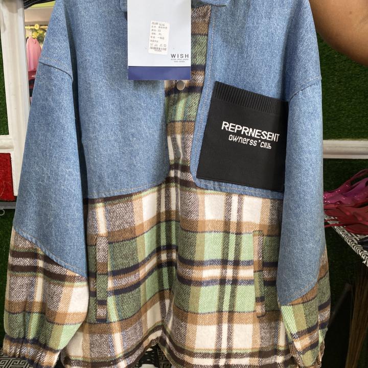 Vintage Denim Wool Jacket