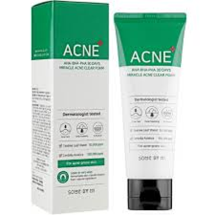 Some By Mi AHA BHA PHA 30 Days Miracle Acne Clear Foam 100ml