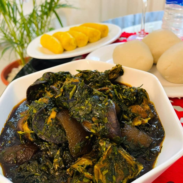 vegetables and plantains