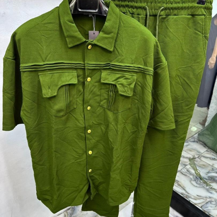 ensemble hommes vert