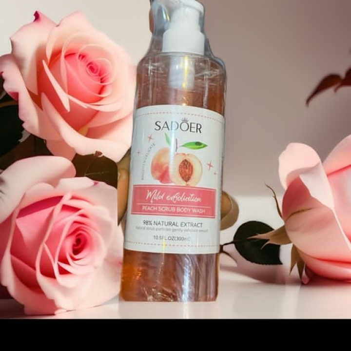 Sadoer peach body scrub