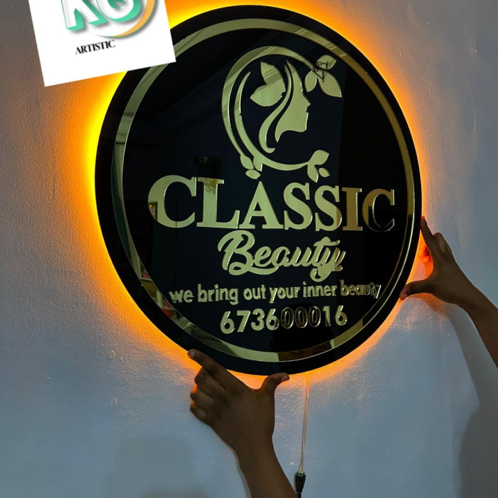 tableau publicitaire décoratif