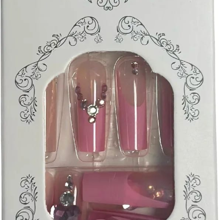 Pink Press-On Nails