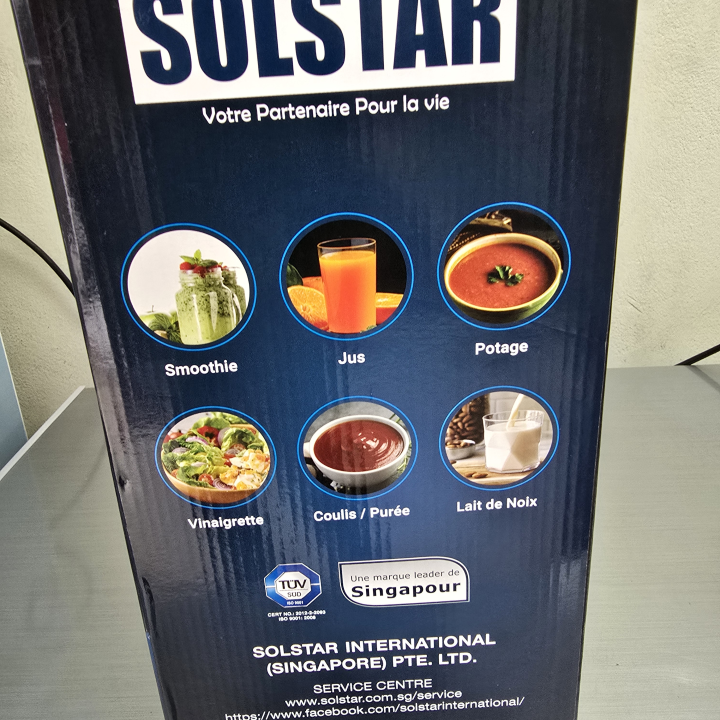 Solstar Blender BL 6002A-BKV SS
