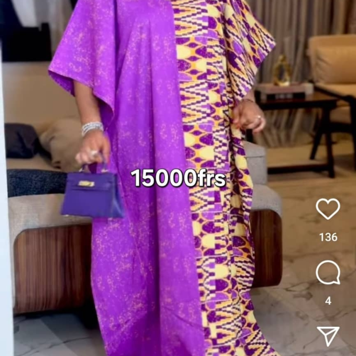Ankara bubu gown