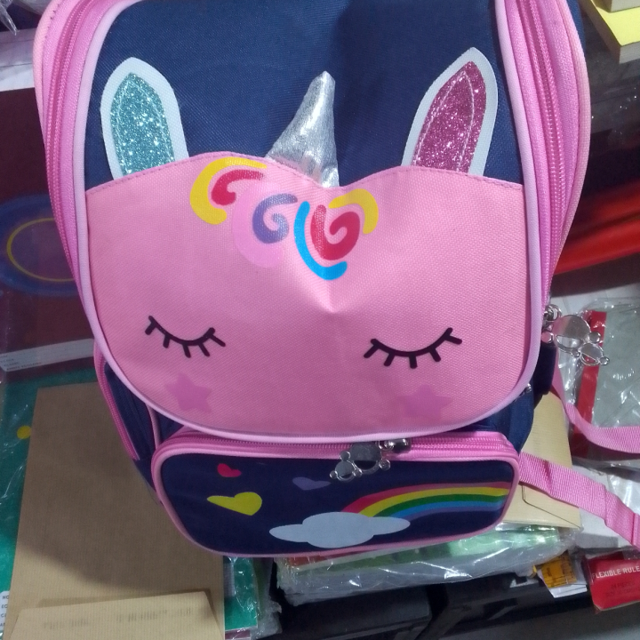 sac de classe rose bleu