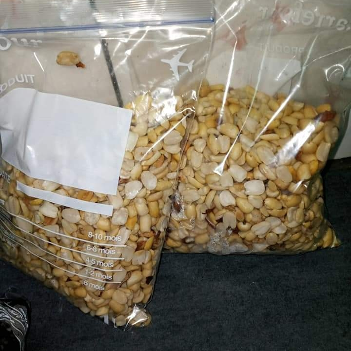 arachide dépulpé
