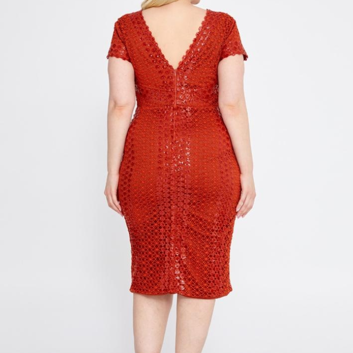 red v shaped