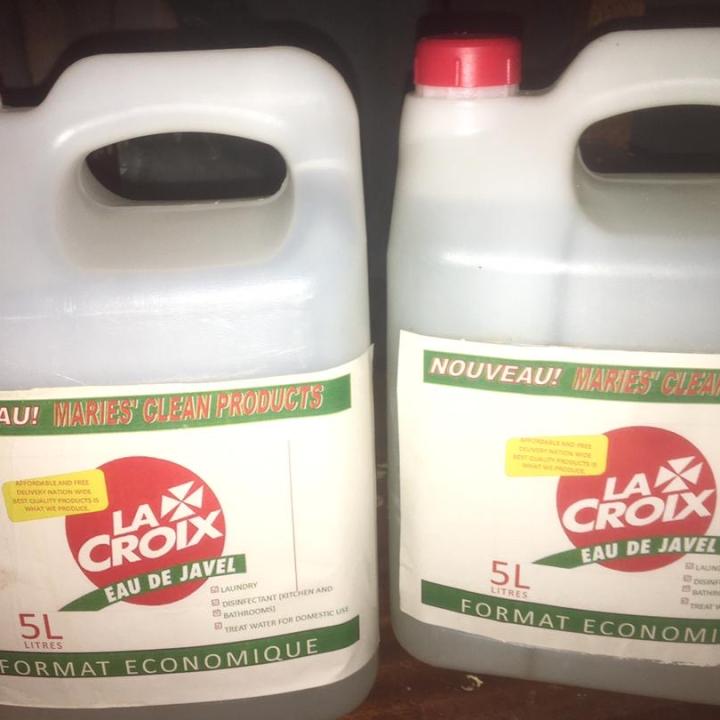 5 litters eau de javel