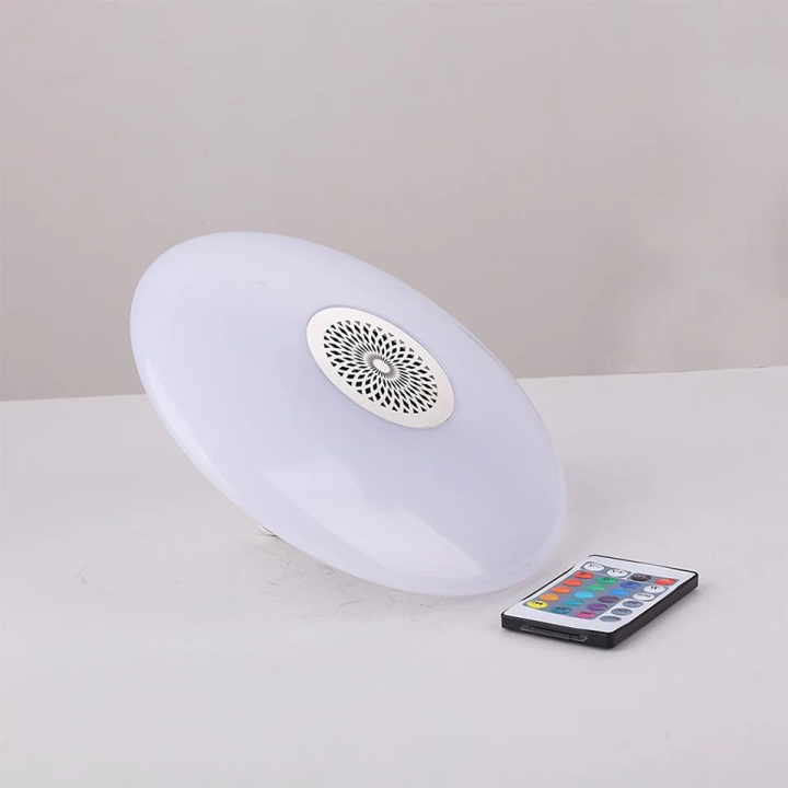 Bluetooth speaker ceiling bulb multicolor with remote