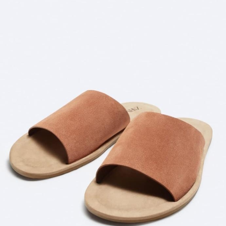 babouches marron