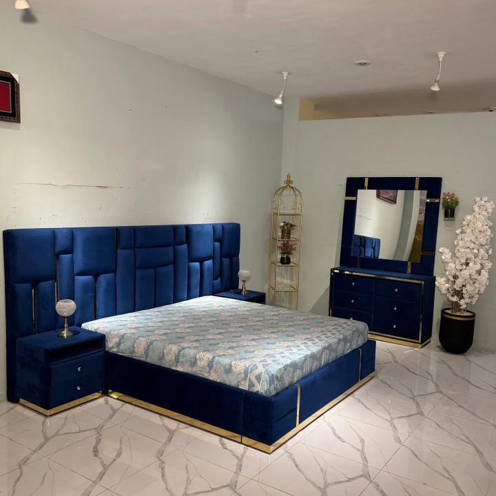 modern bed. king size