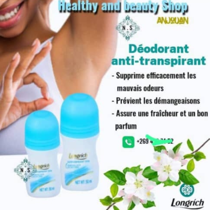 Déodorant anti transpirant longrich