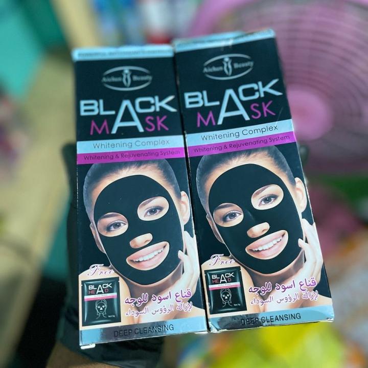Black face mask