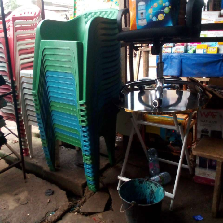 plastic chair