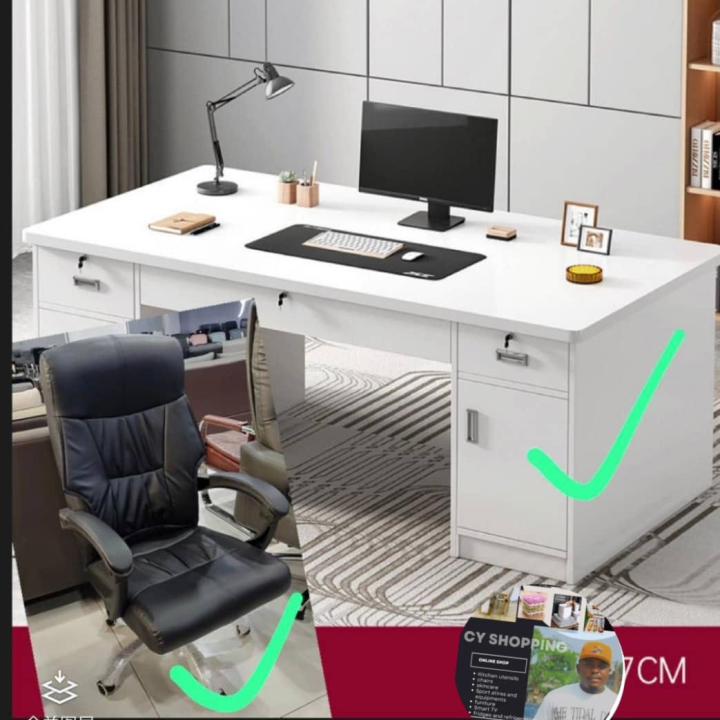 office chair and table
