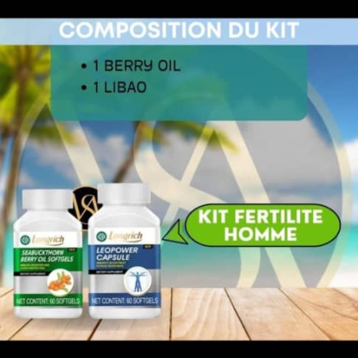 Kit fertilité homme longrich