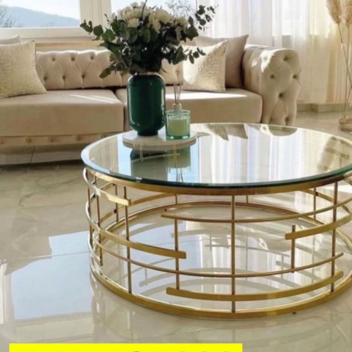 table vitré ronde