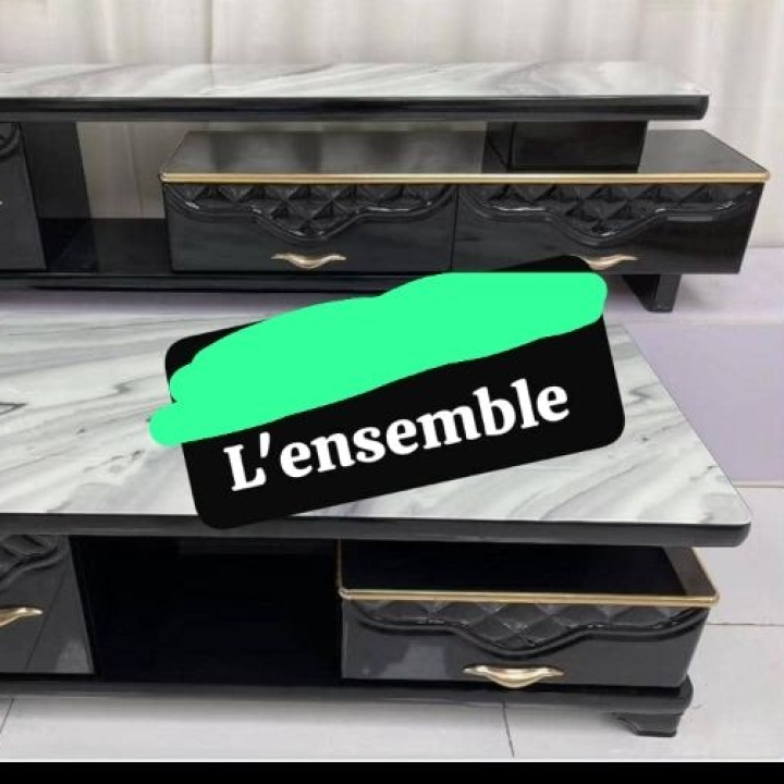 table double en marbre