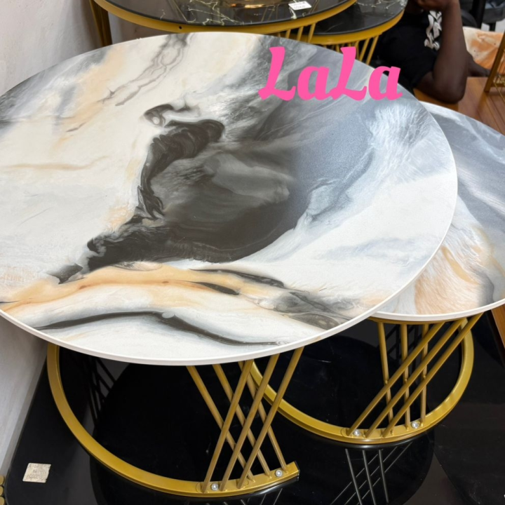 table double en marbre