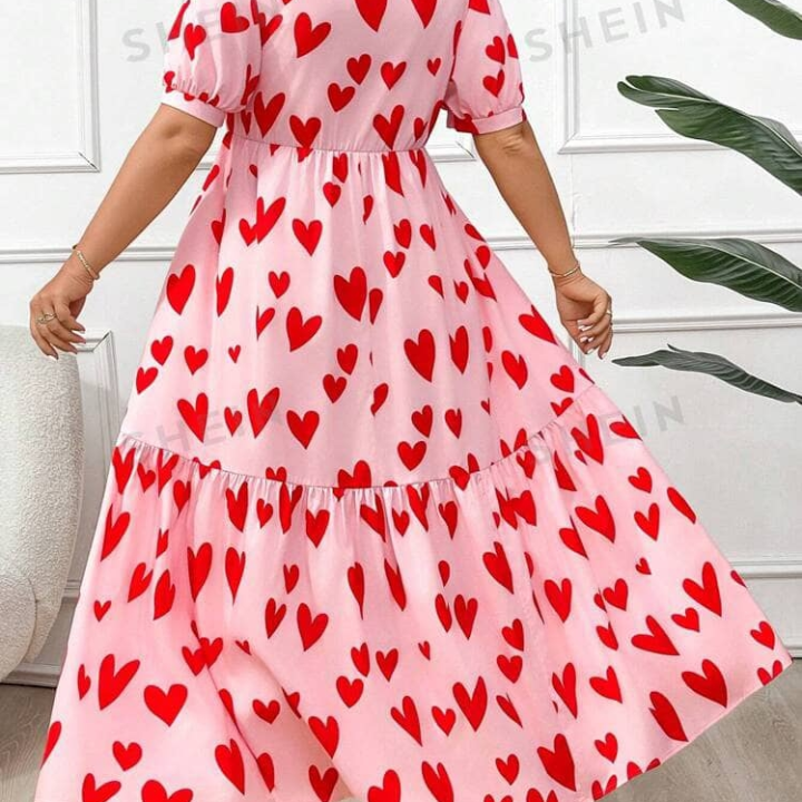 robe paysanne Rose